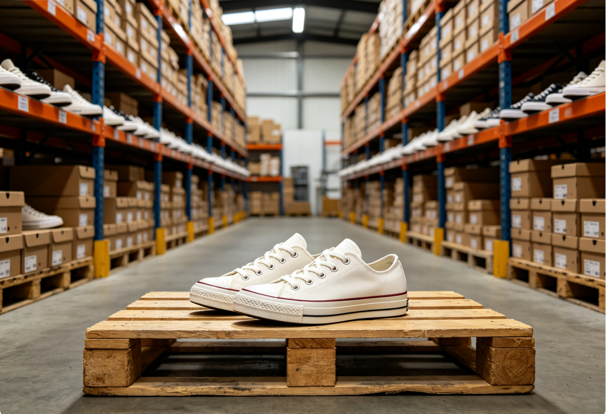 Low Top Canvas Sneakers Warehouse Stock