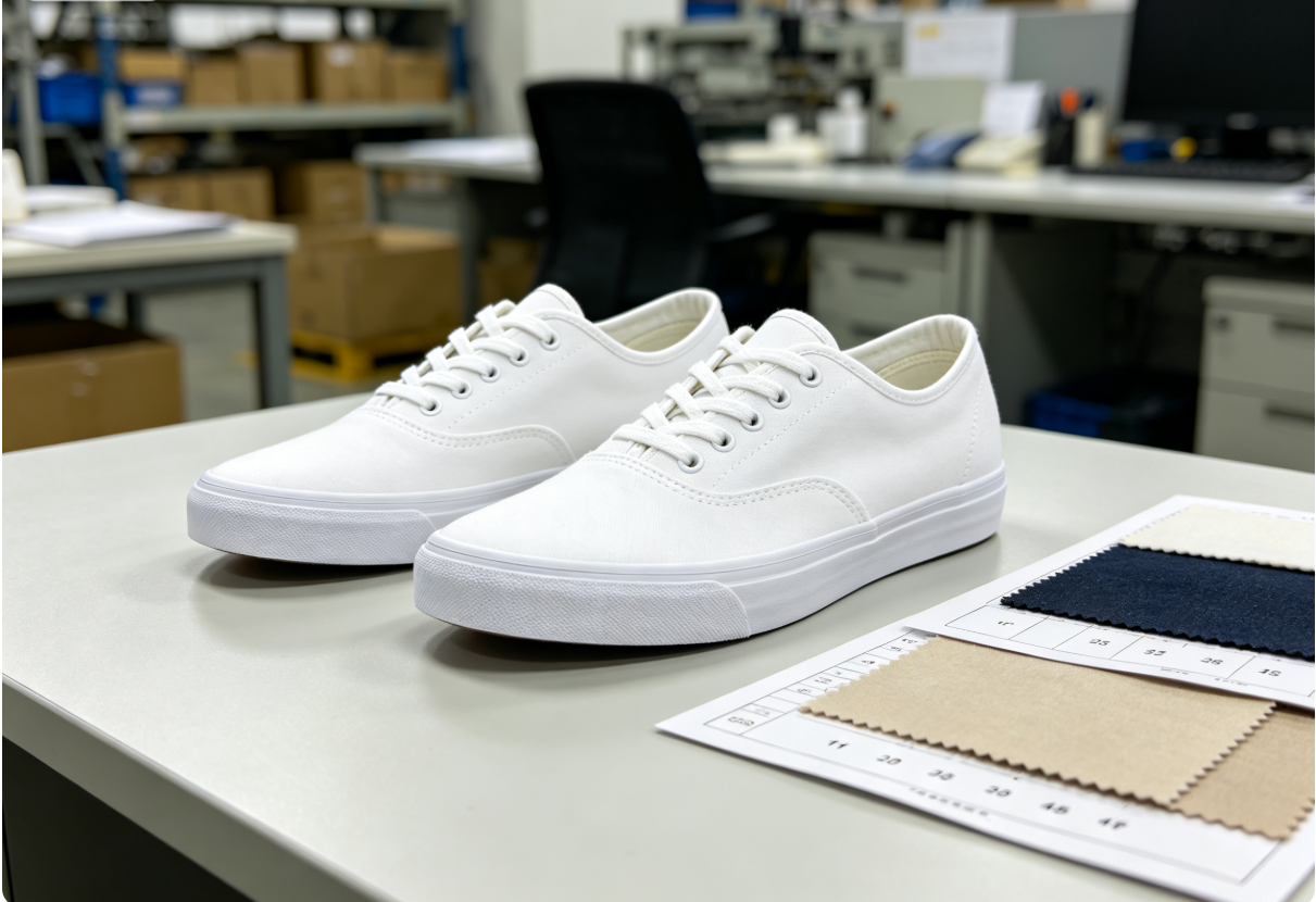 OEM Custom Canvas Shoe Samples Warehouse